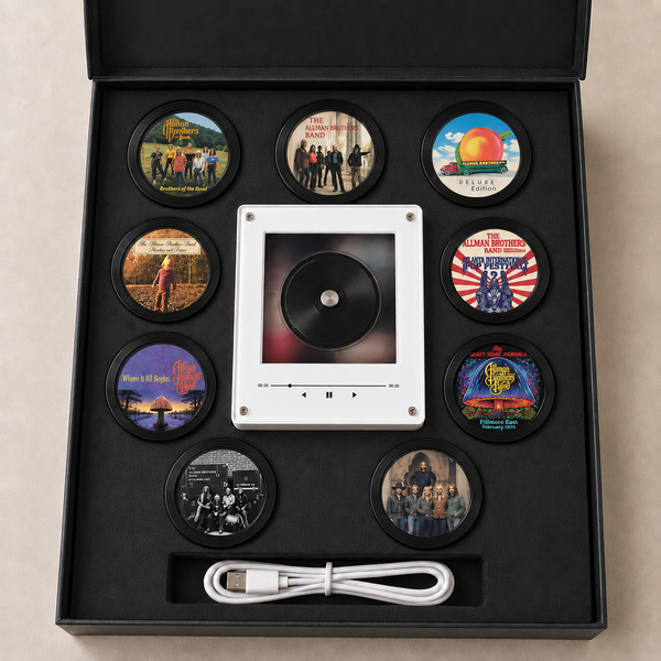 The Allman Brothers Band MagTune, Magnetic Music Player Set, Mini Viny ...